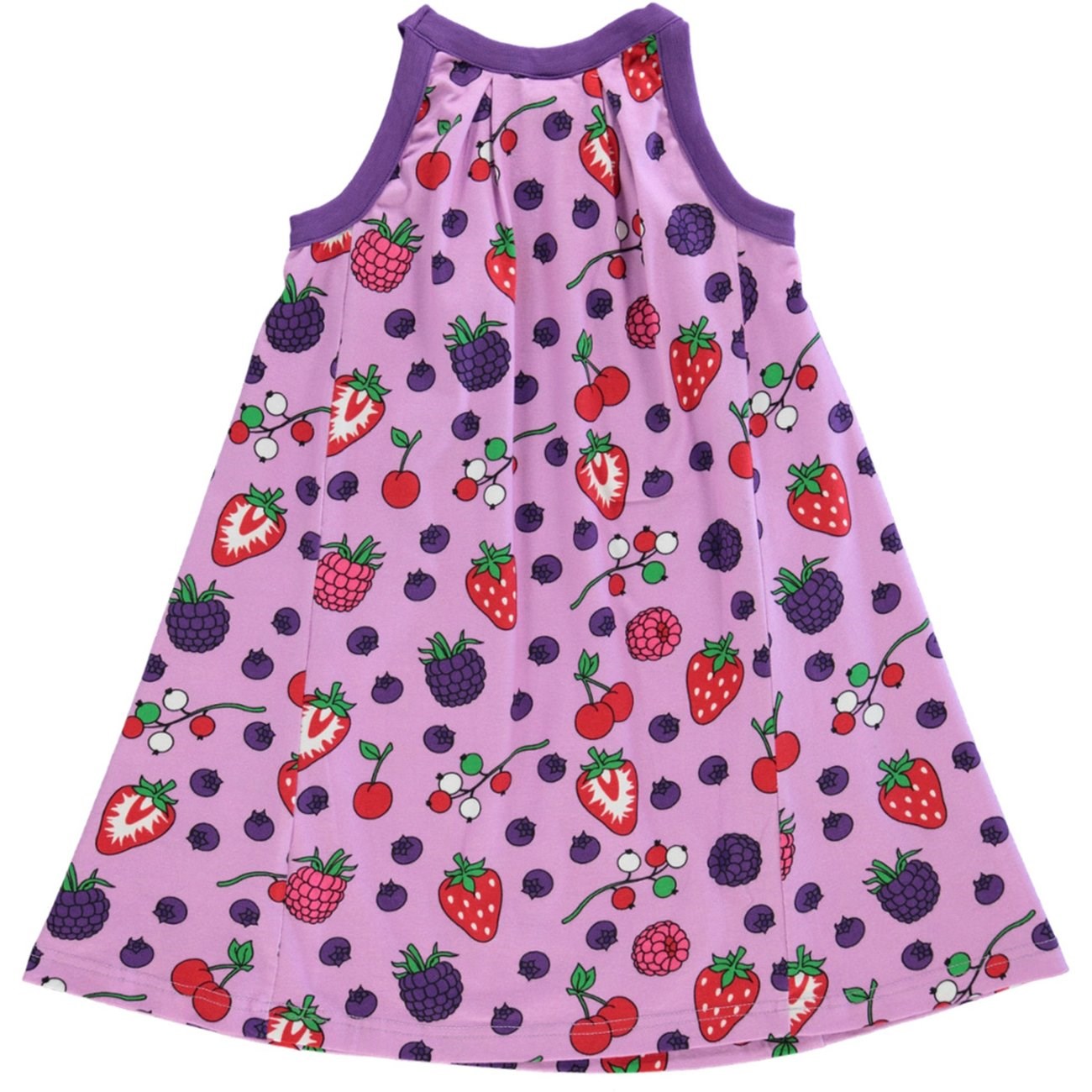 Småfolk Violet Tulle Sleeveless Dress With Berries