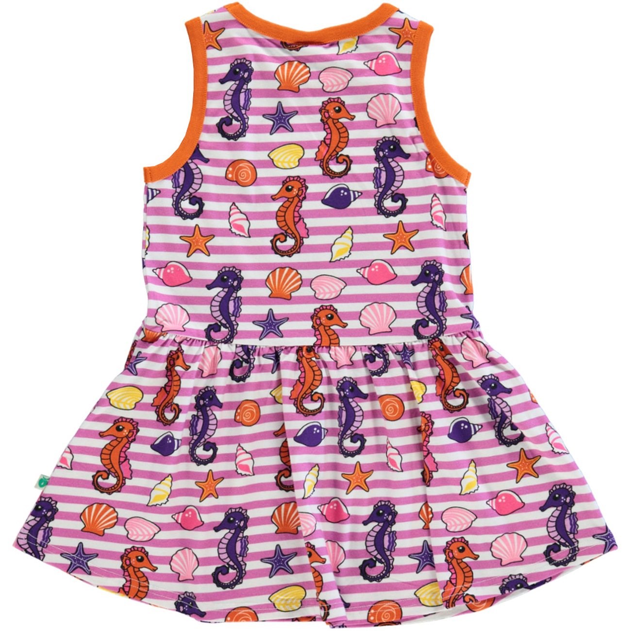 Småfolk Spring Pink Sleeveless Dress With Seahorses