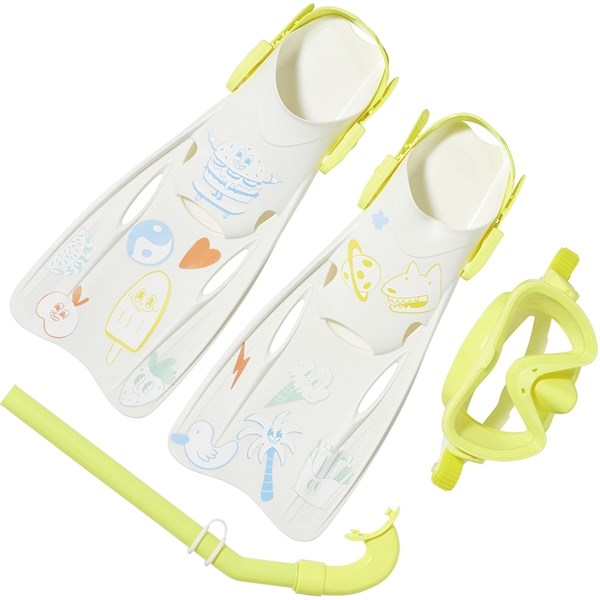 SunnyLife Snorkel Set  The Sea Kids Yellow 5