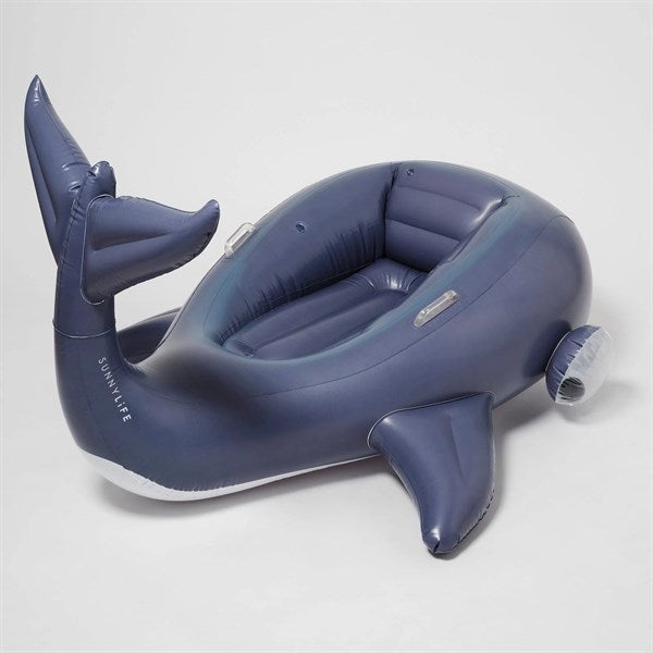 SunnyLife Luxe Ride-On Moby Dick Navy