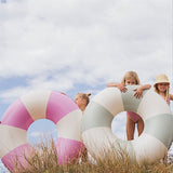 SunnyLife Pool Ring The Vacay Soft Olive Stripe