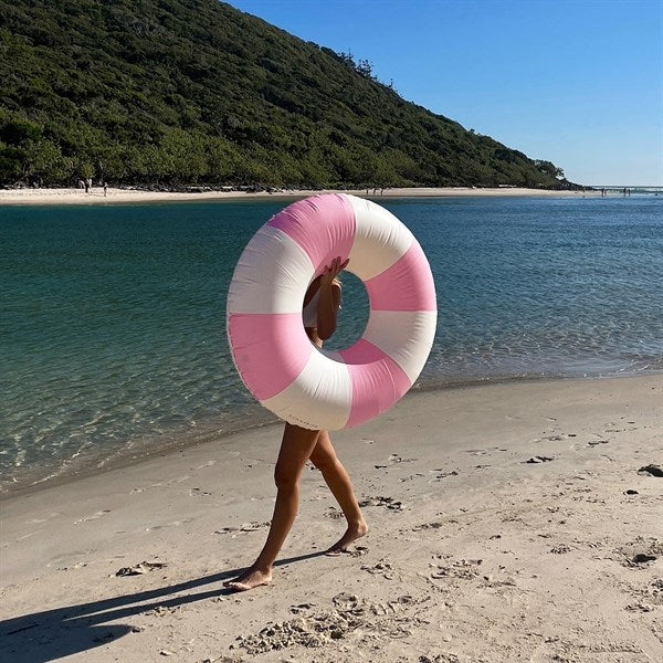 SunnyLife Pool Ring Bublegum Pink Stripe