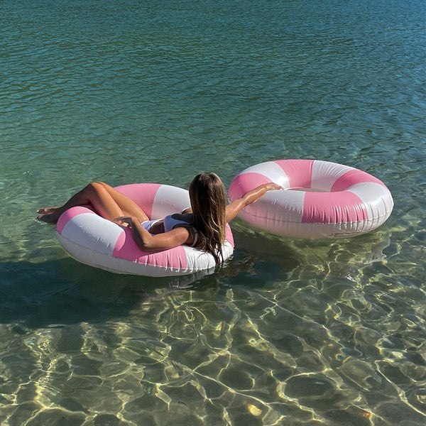 SunnyLife Pool Ring Bublegum Pink Stripe