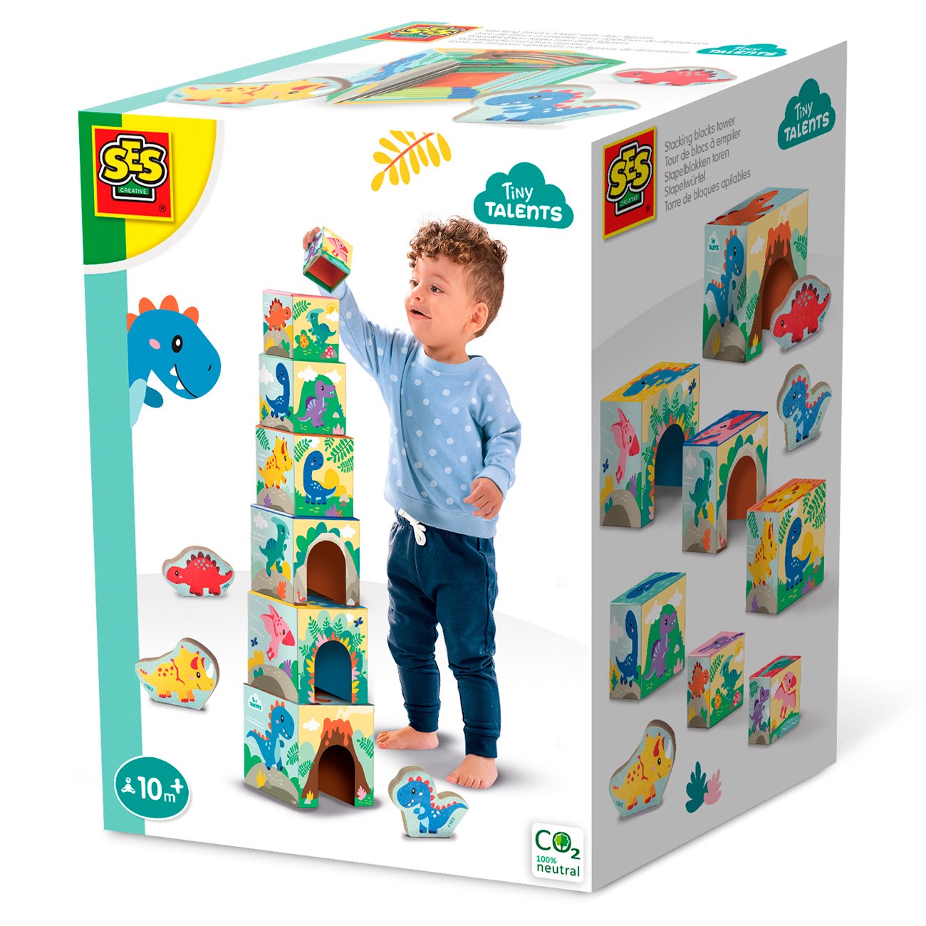 SES Creative Stacking Bricks - Dinosaurs