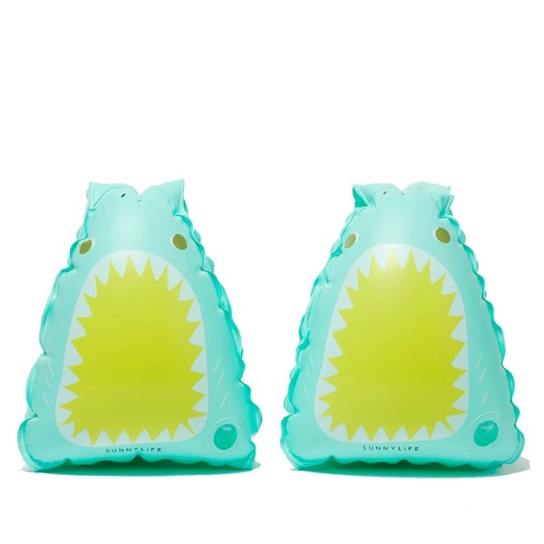 SunnyLife Float Bands Salty the Shark Aqua