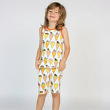 Småfolk Cream Tank Top And Cycling Shorts With Ice