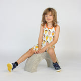 Småfolk Cream Tank Top And Cycling Shorts With Ice