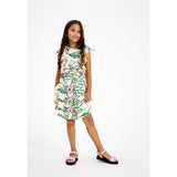 The New White Swan Campanula Flower AOP Kylie T-shirt