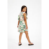 The New White Swan Campanula Flower AOP Kylie T-shirt