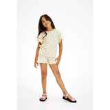 The New White Swan Small Flower AOP Kaisa T-shirt