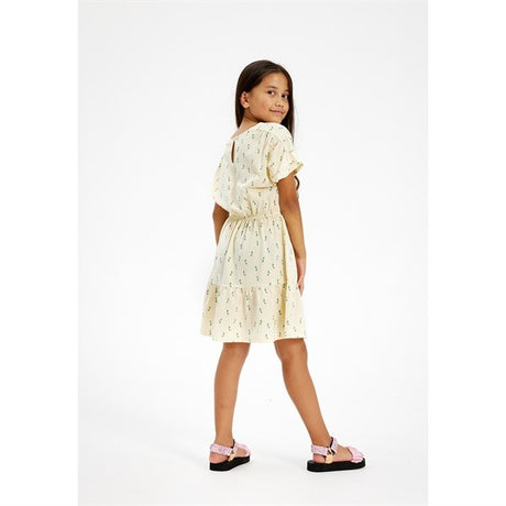 The New White Swan Small Flower AOP Kaisa Dress