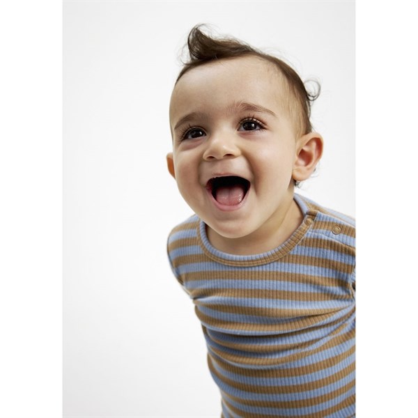 THE NEW Siblings Blue Fog Fro Uni Rib Bodystocking