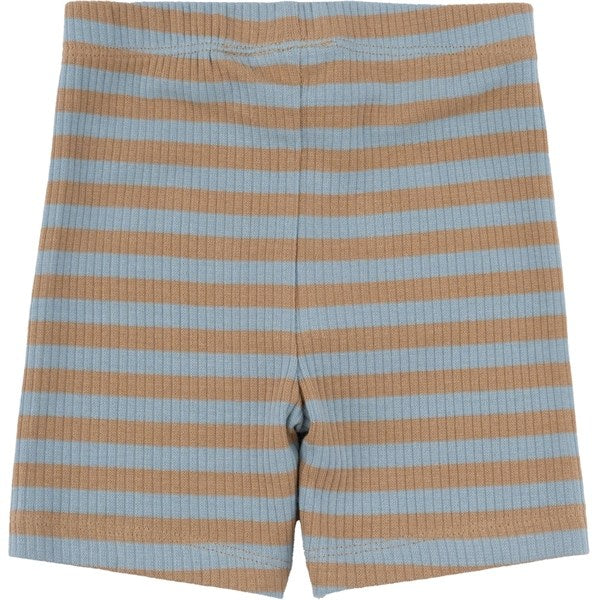 THE NEW Siblings Blue Fog Fro Uni Tight Rib Shorts