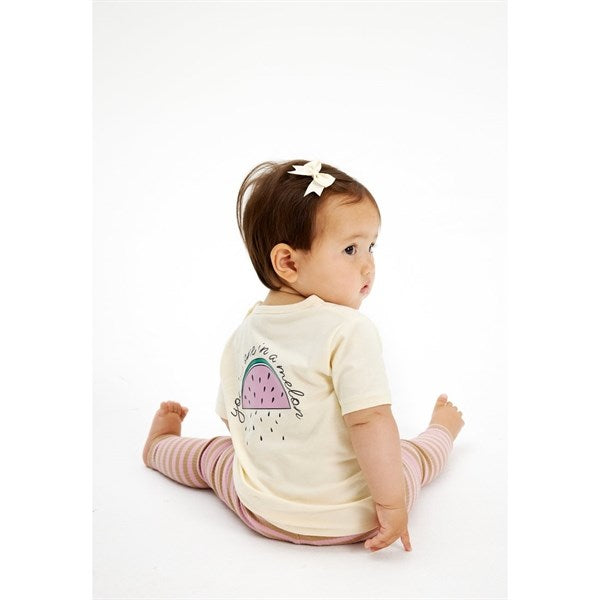 THE NEW Siblings Pink Nectar Fro Uni Rib Leggings