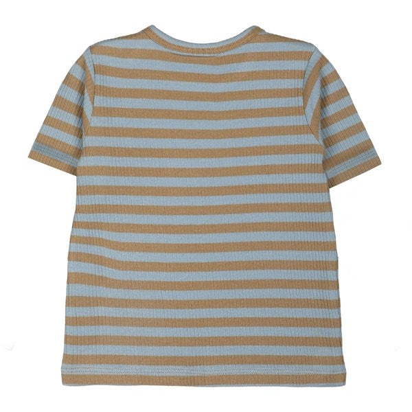THE NEW Siblings Blue Fog Fro Uni Rib T-shirt