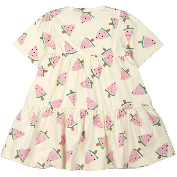 THE NEW Siblings White Swan Watermelon AOP Kaya Dress