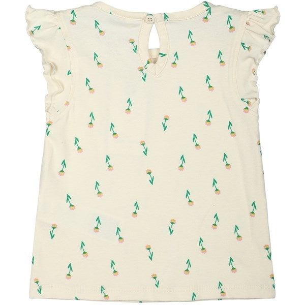 THE NEW Siblings White Swan Small Flower AOP Kenzie Top