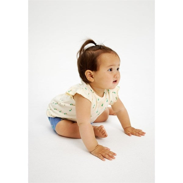 THE NEW Siblings White Swan Small Flower AOP Kenzie Top