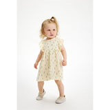 THE NEW Siblings White Swan Small Flower AOP Kenzie Dress
