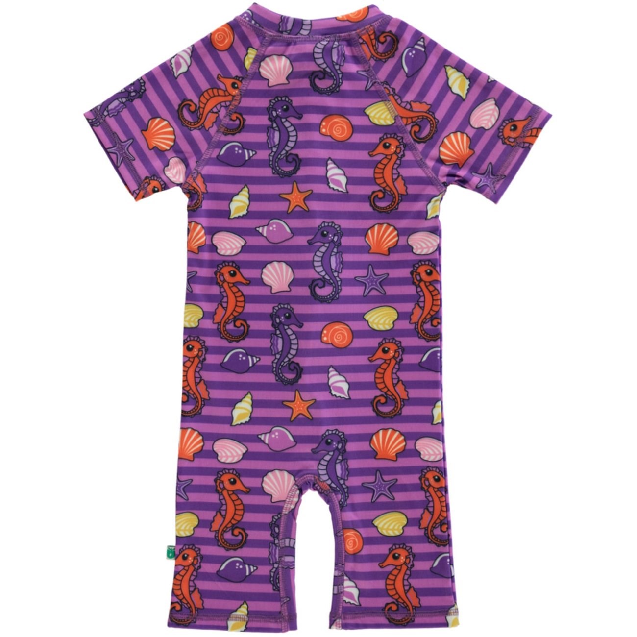 Småfolk Spring Pink UV50 Swimsuit With Seahorses