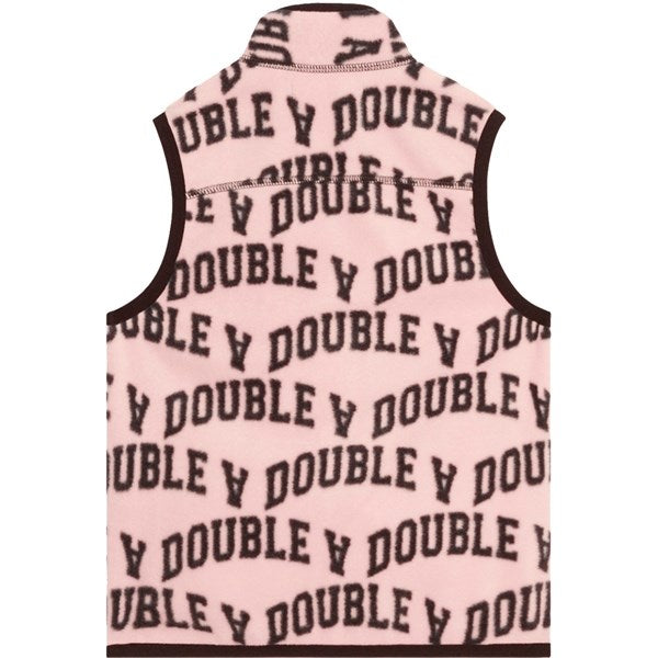 Wood Wood Pale Pink Ivy Aop Jed Ivy Fleece Vest