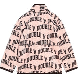 Wood Wood Pale Pink Ivy Aop Don Ivy Zip Fleece
