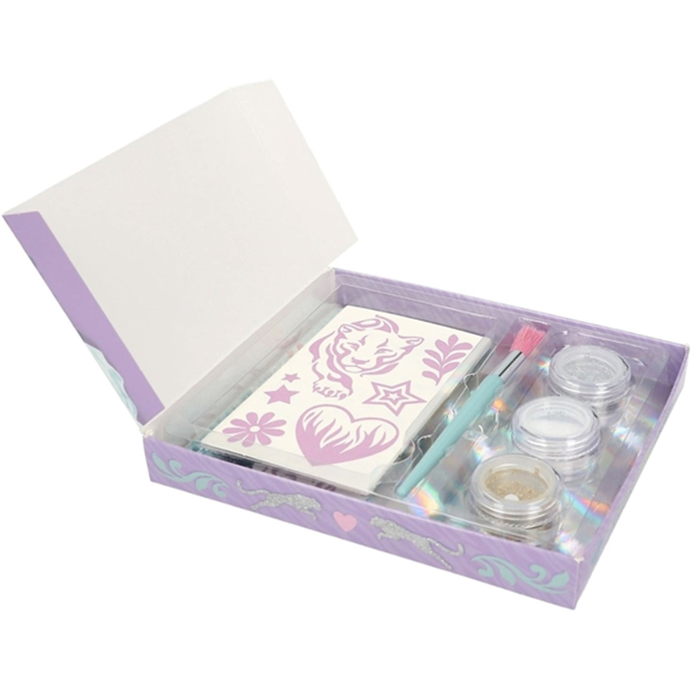 TOPModel Glitter Tattoo Set Fantasy Tiger