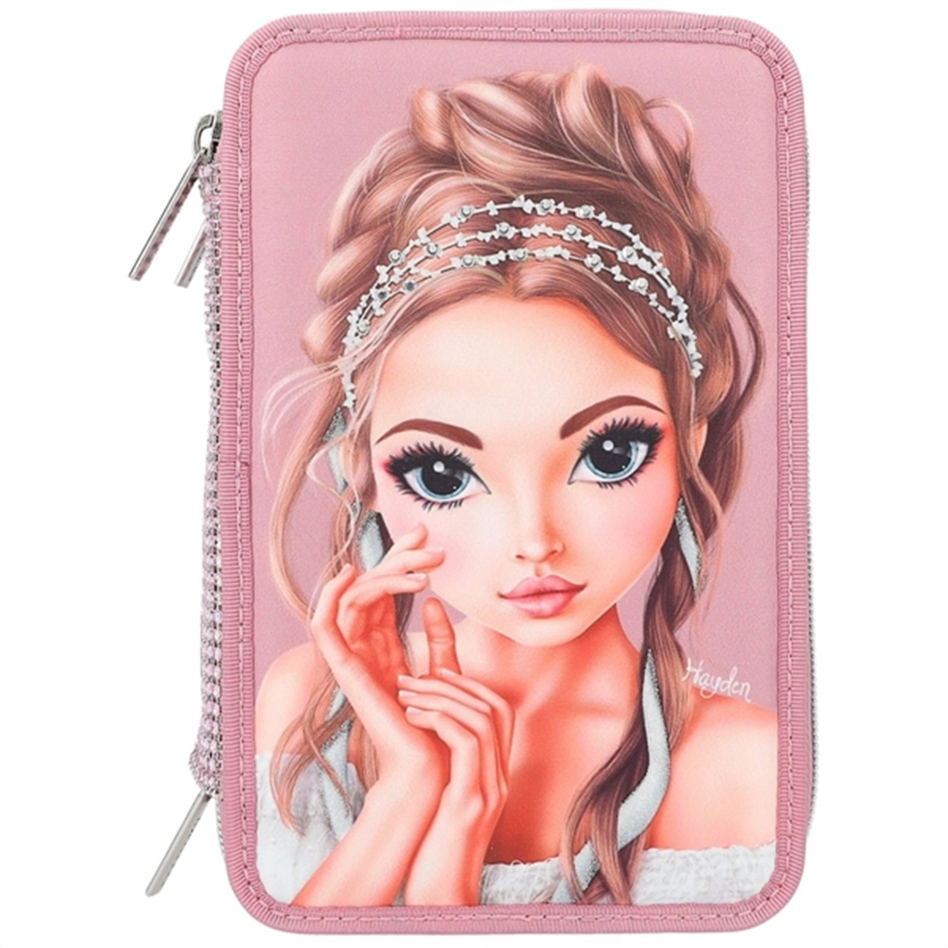 TOPModel Trippel Pencil Case Glitter Queen 2