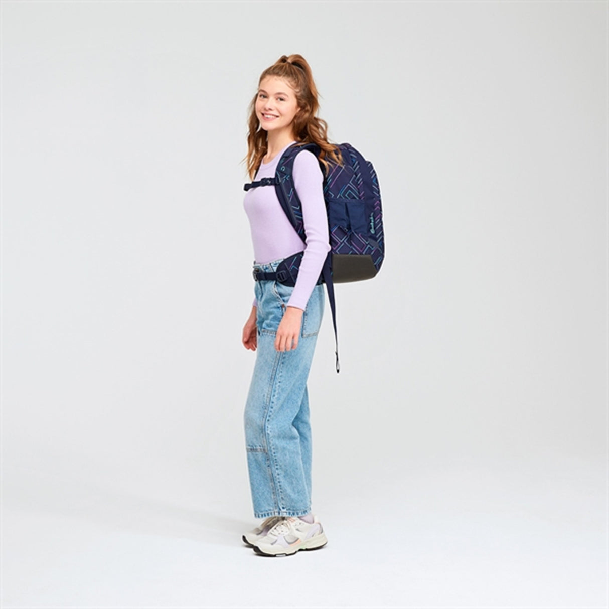 Satch Air School Bag Purple Laser 2