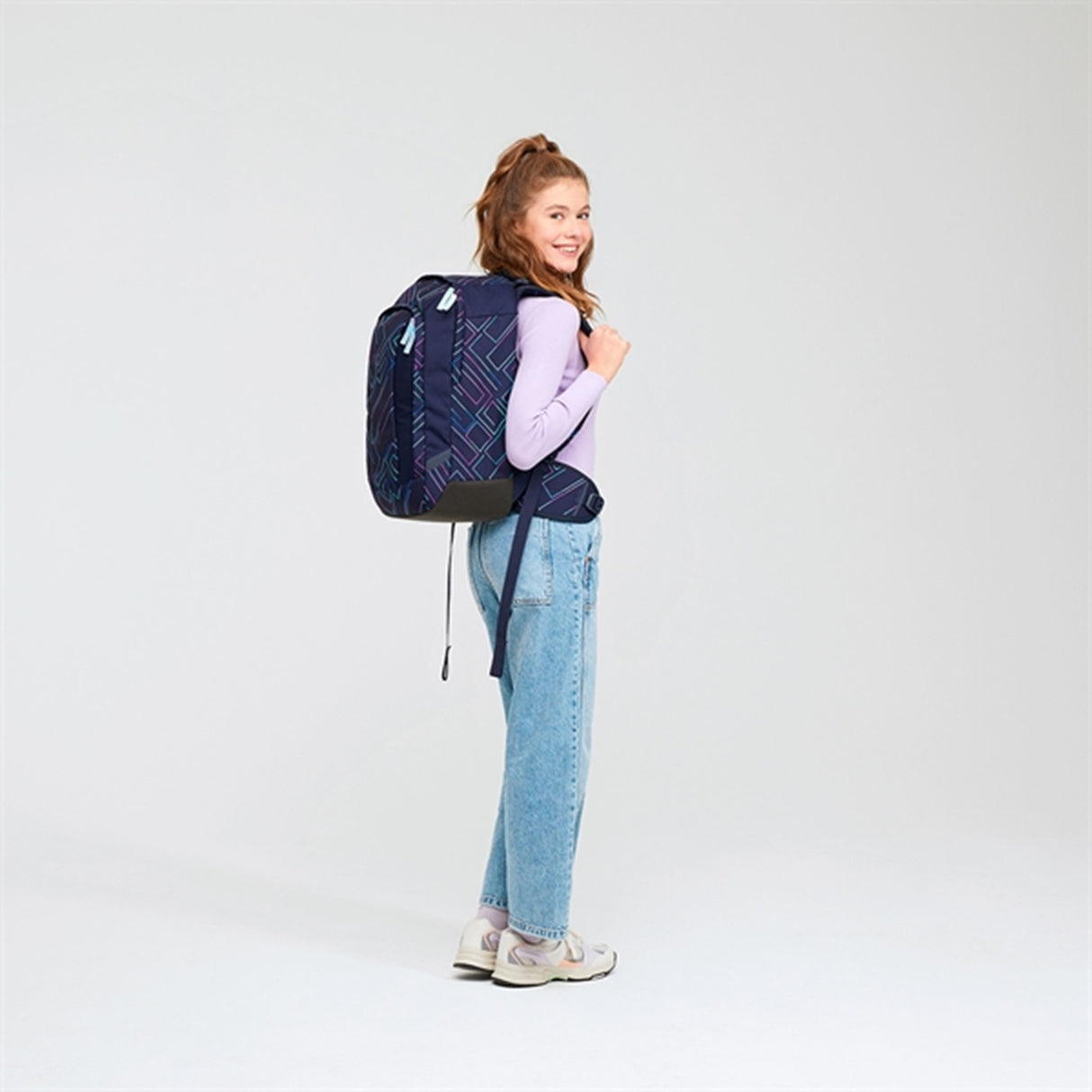 Satch Air School Bag Purple Laser 7