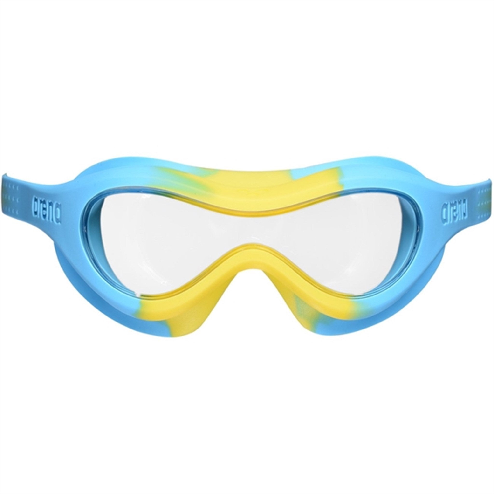Arena Spider Swim Goggles Kids Mask Clear-Yellow-Lightblue 2