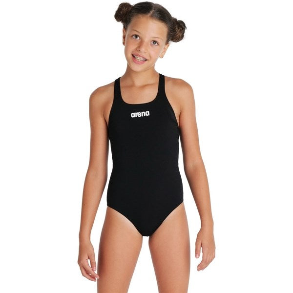 Arena Team Swim Suit Swim Pro Solid Black-White 2