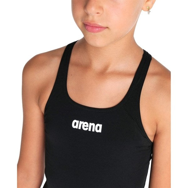 Arena Team Swim Suit Swim Pro Solid Black-White