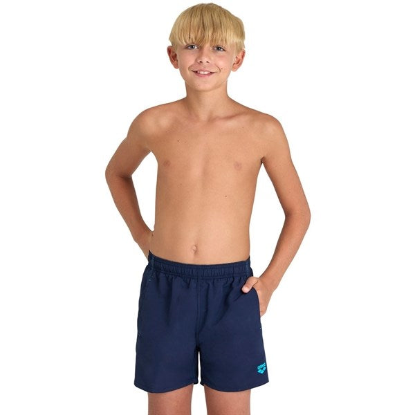 Arena Beach Boxers Solid R Navy-Turquoise