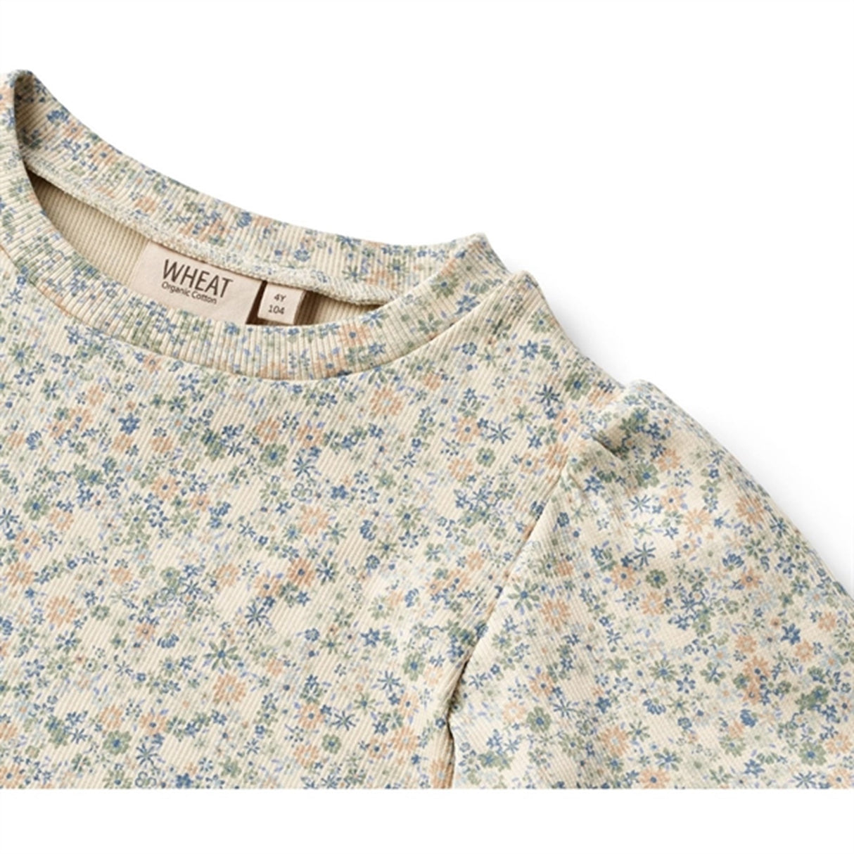 Wheat Sandshell Mini Flowers T-shirt Iris