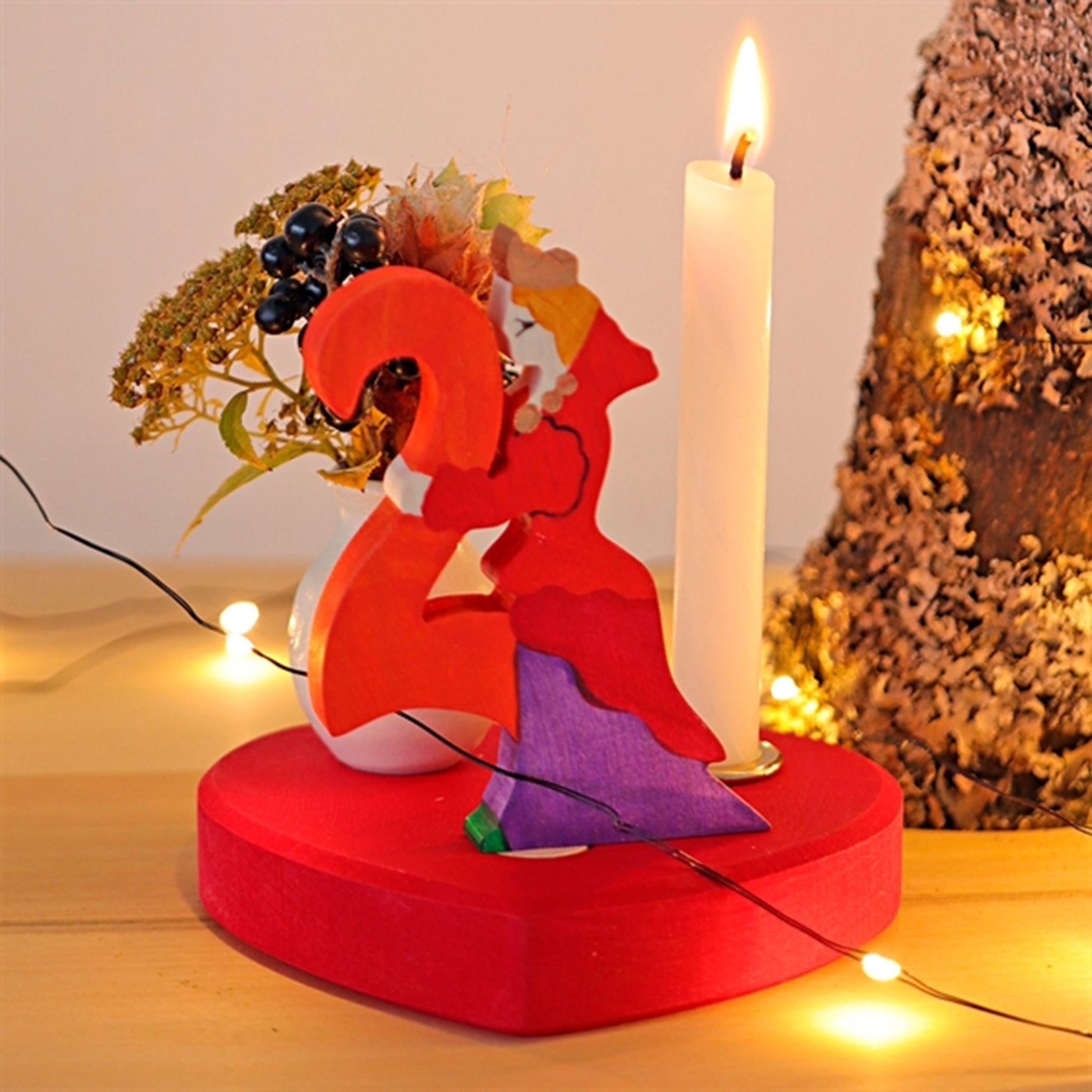 GRIMM´S Candle Ligth Small Heart Red