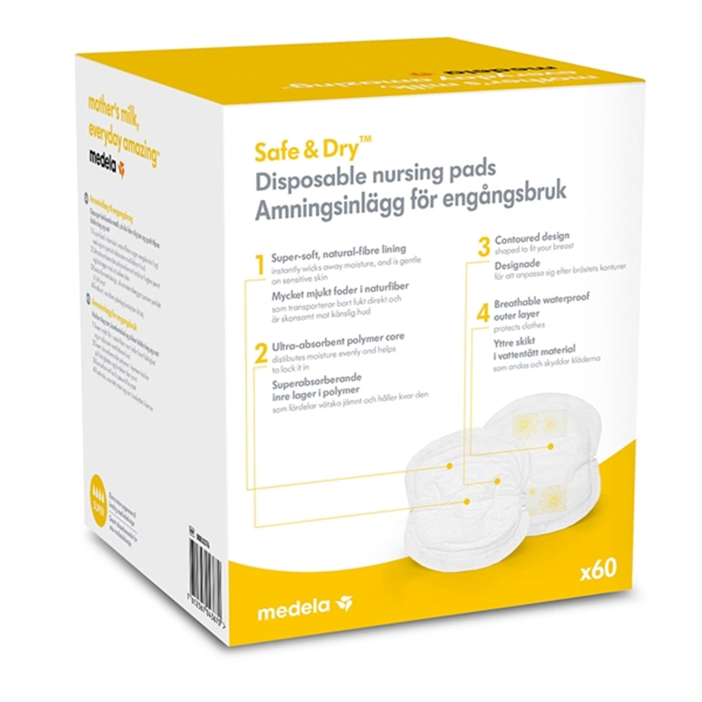 medela Nursing Pad Disposable 60 pcs