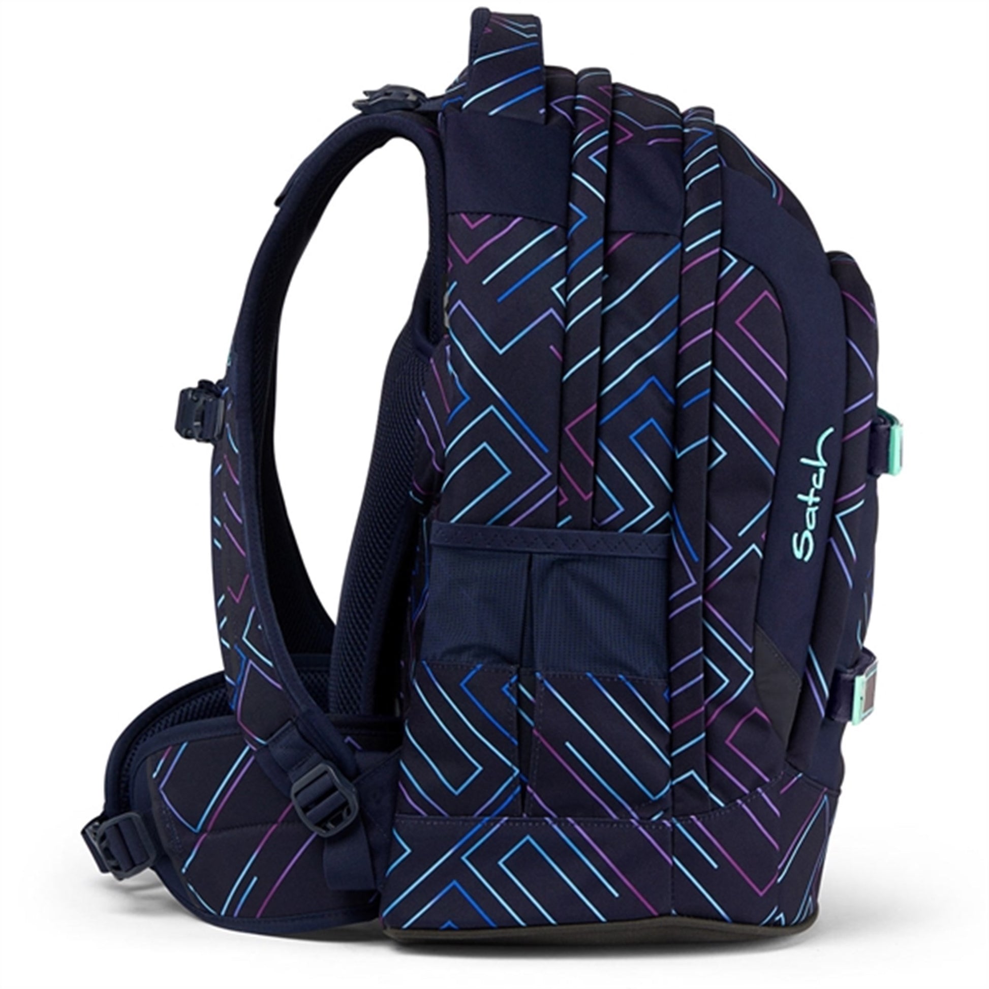 Satch Pack School Bag Purple Laser