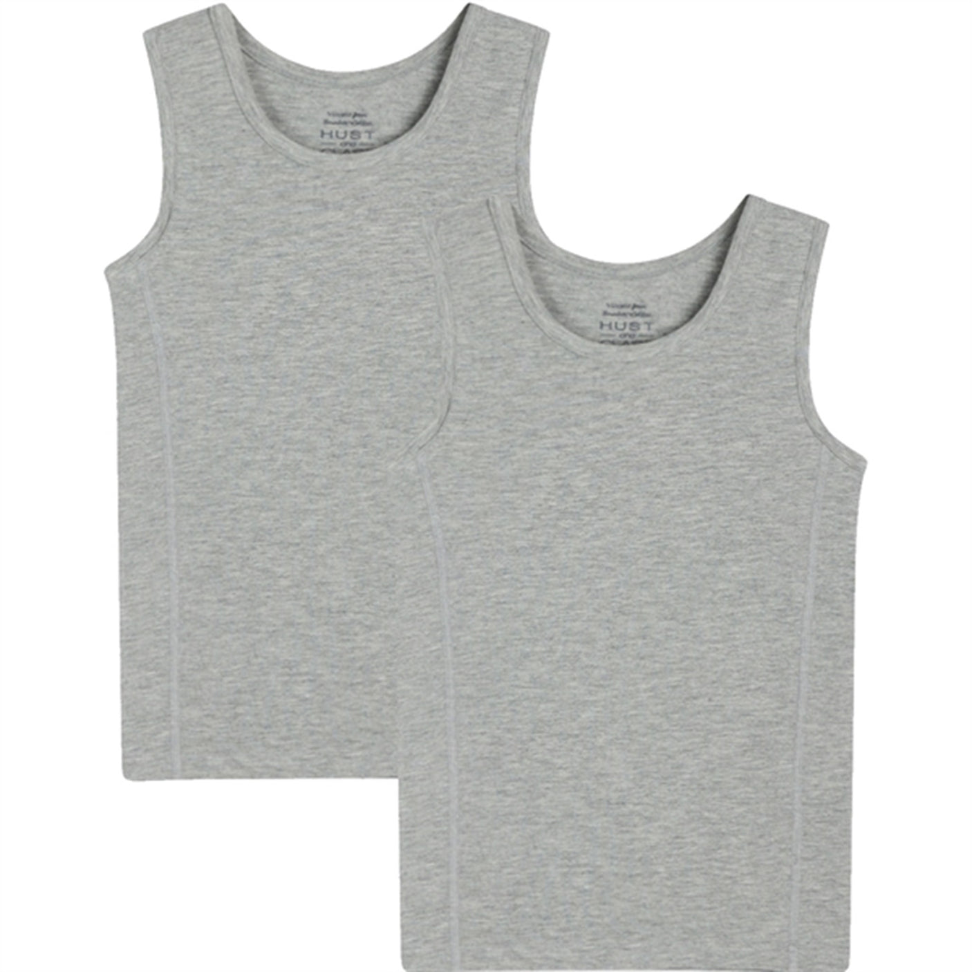 Hust & Claire Light Grey Melange Falcon Undershirt 2-pak