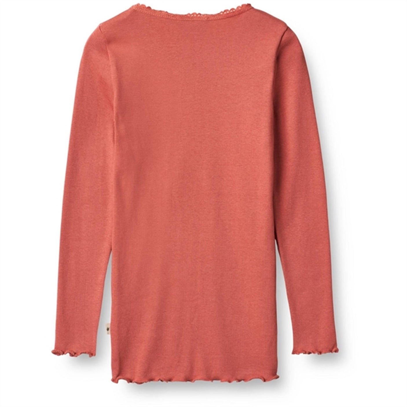 Wheat Faded Rose Rib Blouse Reese