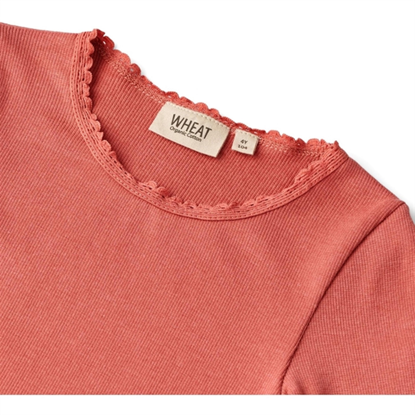 Wheat Faded Rose Rib Blouse Reese