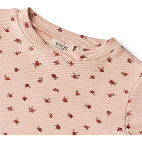 Wheat Pink Sand Flowers Blouse Else