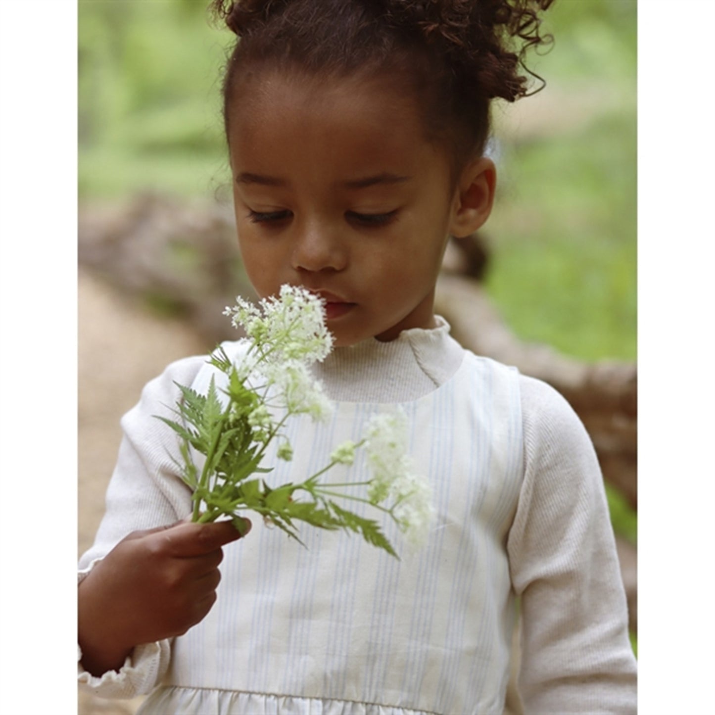 That's Mine Light Brown Melange Micka Blouse
