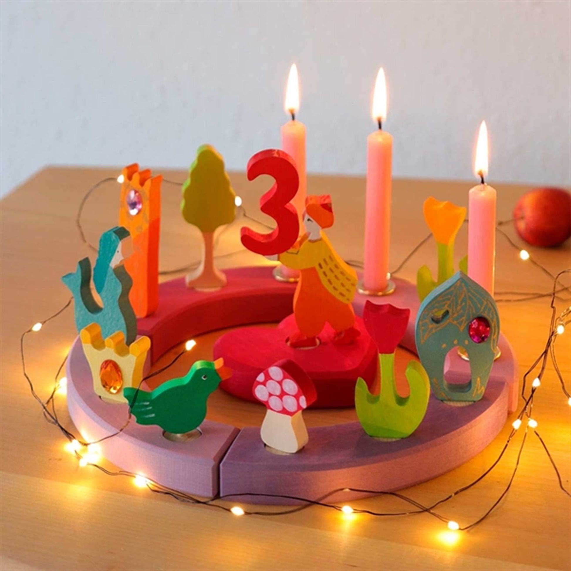 GRIMM´S Small Birthday Ring Pink Purple