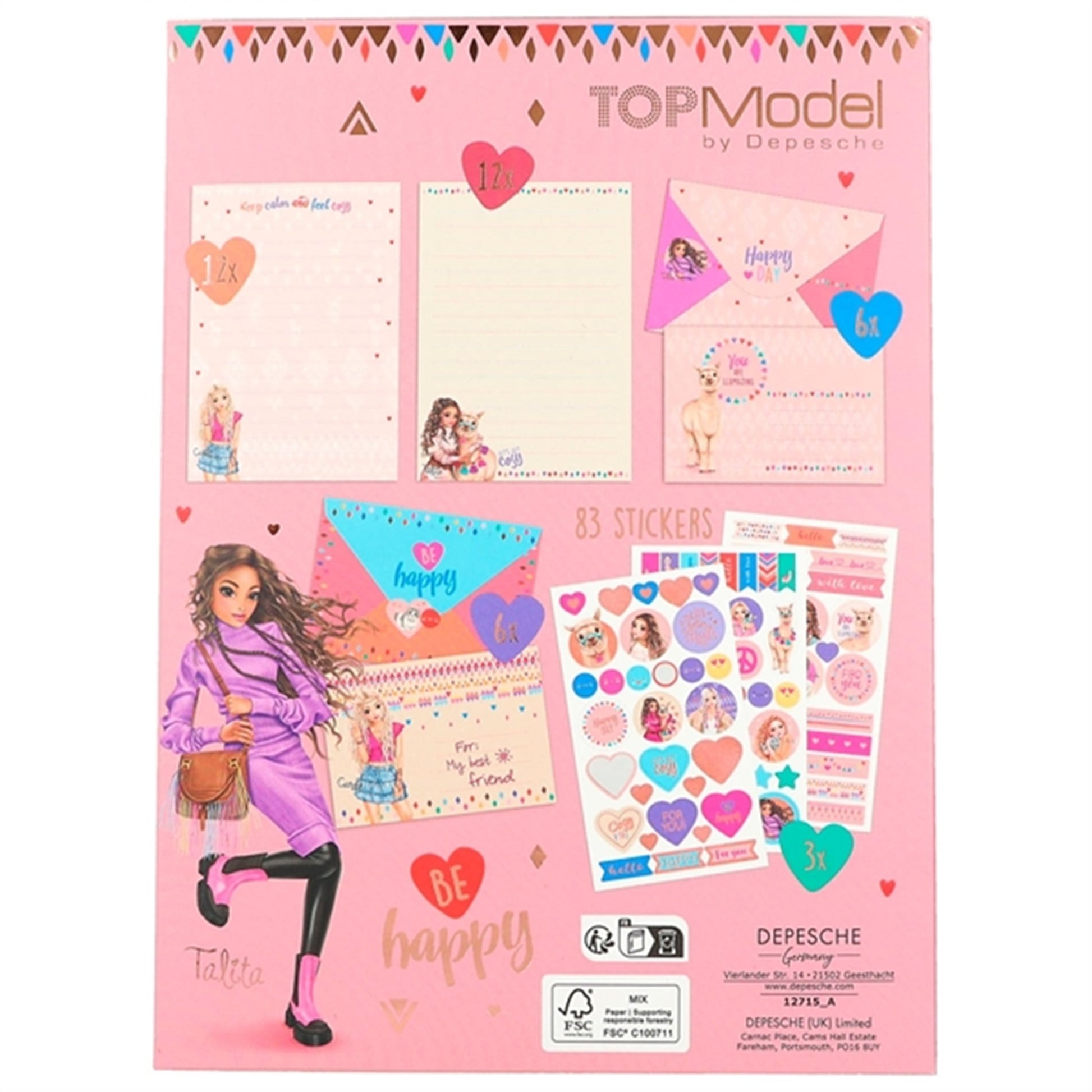 TOPModel Letter Set
