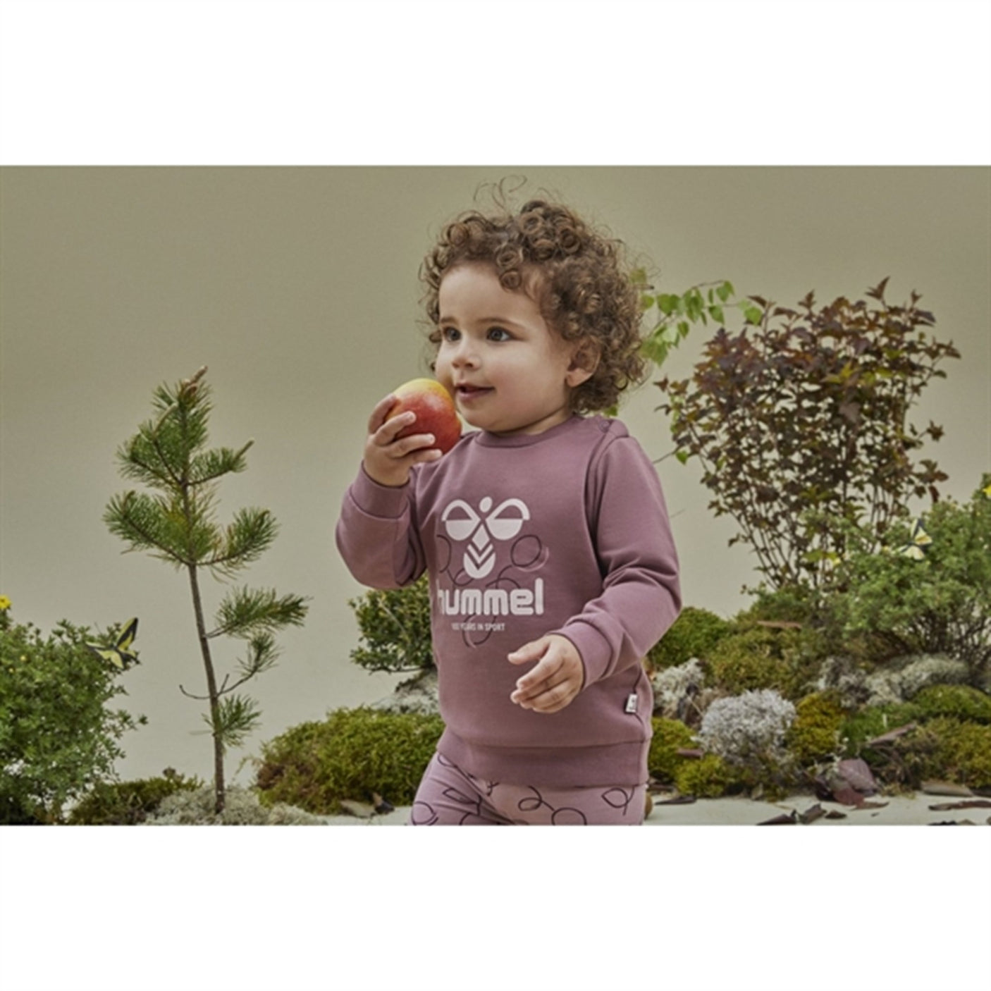 Hummel Rose Brown Lime Sweatshirt