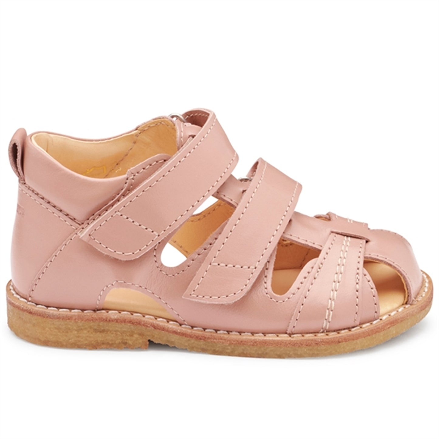Angulus Starter Sandal W. Velcro Dark Peach