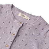 Wheat Lavender Maia Knit Cardigan