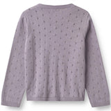 Wheat Lavender Maia Knit Cardigan