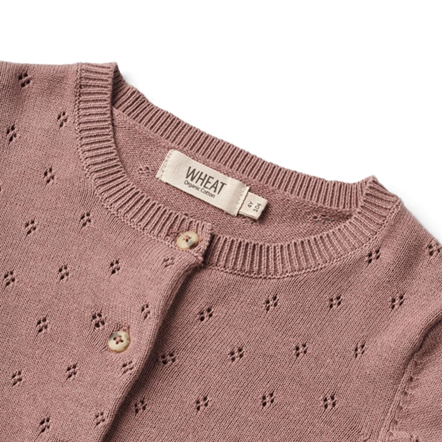 Wheat Lavender Rose Maia Knit Cardigan